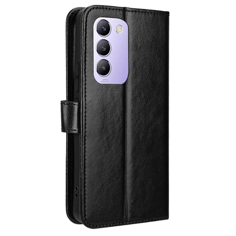 For vivo Y200e 5G / V40 SE 5G / Y100 5G (Indonesia) / V30 Lite 4G / T3 5G / Y100 4G / V30 SE 5G Case Leather Wallet Phone Cover For vivo Y200e 5G / V40 SE 5G / Y100 5G (Indonesia) / V30 Lite 4G / T3 5G / Y100 4G / V30 SE 5G Case Leather Wallet Phone Cover